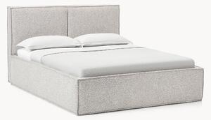 Letto imbottito in bouclé Dream