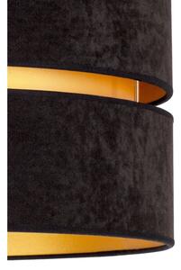 Duolla - Lampadario a plafone DUO 1xE27/15W/230V diametro 40 cm nero/oro