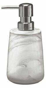 Kleine Wolke Marble dispenser di sapone liquido 350 ml bianco-grigio 5854901854