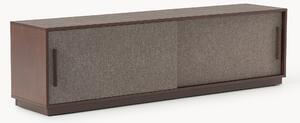 Mobile TV in legno con frontale imbottito Wisp