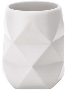Kleine Wolke Crackle bicchiere per lavarsi i denti bianco 8430100852