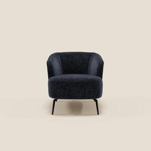 Renoa Poltroncina dall'eleganza moderna in tessuto smacchiabile T24 bl