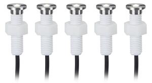 Paulmann 93754 - SET 5x/0,16W IP65 Lampada LED da esterno MicroPen 230/12V