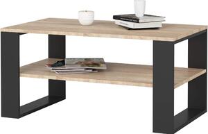 Akord Tavolino Da Salotto Alex Rovere Sonoma/Nero 92X53X45 Cm