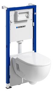 Geberit Duofix set modulo di installazione con vaso wc e copriwater 118.343.00.2