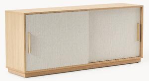 Credenza in legno con frontale imbottito Wisp