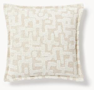 Cuscino in viscosa con motivo jacquard Contia