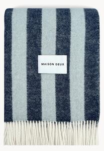 Coperta in lana a righe Candy Wrap