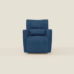 Tulla Poltrona girevole in tessuto impermeabile T02 blu