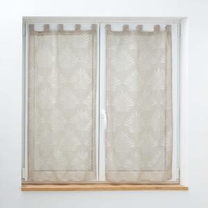 Tende in voile marrone in set di 2 pezzi 60x90 cm Levita - douceur d'intérieur