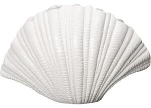 Vaso conchiglia grande di design bianco Shell