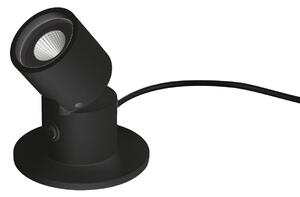 Egger Licht Egger Capri lampada LED da tavolo con spot, nero