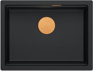 Quadron Logan lavello graniteq 56x45 cm nero HQJ6045U7_PVDC1_U