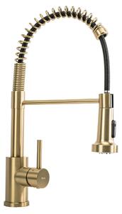Rea Colin rubinetto da cucina verticale oro/oro antico REA-B4821