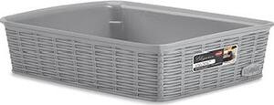 STEFANPLAST Cesta Medium Elegance Grigio Pietra 25 x 19 x 6 cm - 30942