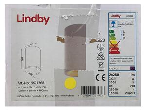 Lindby - Applique a LED JENKE 2xLED/2,5W/230V