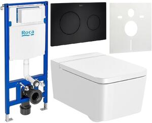 Set vaso WC Roca Inspira A346537000, modulo di installazione Roca Duplo One A890070020, A80153200B, A890189206, A890063000