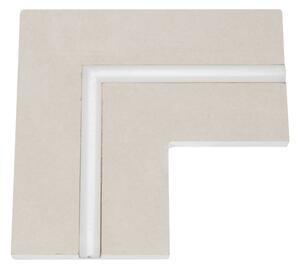 Cartongesso con Profilo in alluminio Integrato ad Angolo - Taglio di luce Accessorio Curva Tipo L - Piana
