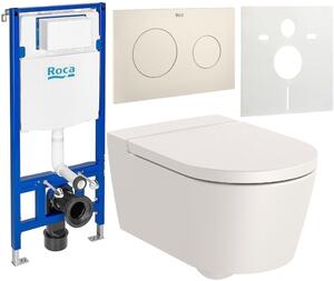 Set vaso WC Roca Inspira A346527650, modulo di installazione Roca Duplo One A890070020, A80152265B, A89018920B, A890063000