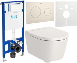 Set vaso WC Roca Inspira A346528650, modulo di installazione Roca Duplo One A890070020, A80152C65B, A89018920B, A890063000