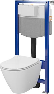 Cersanit City set modulo di installazione con vaso wc e copriwater S701-794