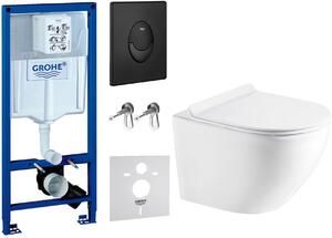 Set modulo di installazione Grohe Rapid SL 38539001, vaso WC Oltens Hamnes 42013000, 38964KF0, 45100000