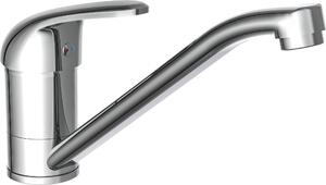 Miscelatore da cucina FALCON di SCHÜTTE, miscelatore a bassa pressione da cucina, miscelatore girevole a 360° da cucina, cromo