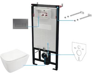 Deante Hiacynt New set modulo di installazione, vaso wc e placca di comando CDYT6ZPW