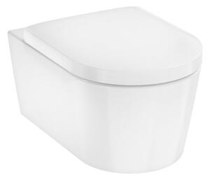 Hansgrohe EluPura S vaso wc con copriwater a discesa lenta sospeso senza brida bianco 62021450