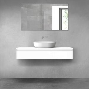 Oltens Vernal armadietto 120x45.6x23.6 cm sottolavabo sospeso bianco 60012000