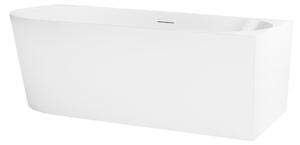 Oltens Delva vasca da bagno angolare 150x75 cm rettangolare bianco 11006000