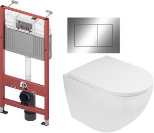 Set modulo di installazione Tece Base 9400407, vaso WC Oltens Hamnes 42013000, 45109000, 9.240.401