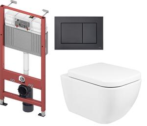 Set vaso WC Oltens Vernal 42502000, modulo di installazione Tece Base 9400407, 9240407, 45103000