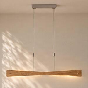 Lampada a sospensione Lian Quitani, dimmerabile, Legno chiaro, Soggiorno / Sala da pranzo, Legno, Design, Lampada a sospensione