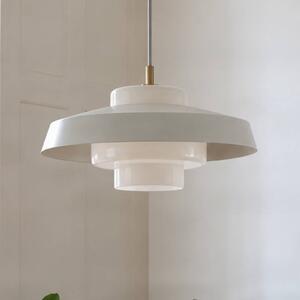 Lampada a sospensione Rico NOLA, Crema / Ambra, Soggiorno / Sala da pranzo, Metallo, Design, Lampada a sospensione