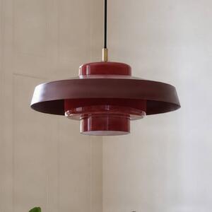 Lampada a sospensione Rico NOLA, Rosso, Soggiorno / Sala da pranzo, Metallo, Design, Lampada a sospensione