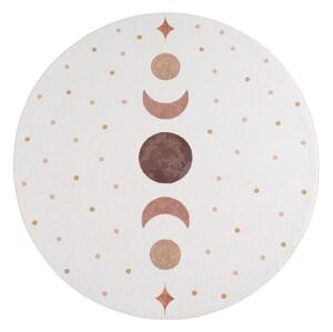 Tappeto per bambini color crema lavabile ø120 cm Coco 1136 – Ayyildiz Carpets