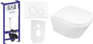 Set vaso WC Oltens Jog 42001000, modulo di installazione Oltens Triberg 50001000, 45102000, 57102000, 49301000