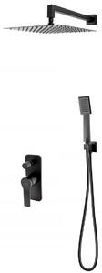 FDesign Seppia set doccia da incasso con soffione nero FD1-SPA-7PSET-22