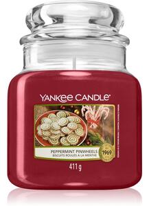 Yankee Candle Peppermint Pinwheels candela profumata 411 g
