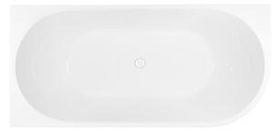 Set vasca da bagno angolare Oltens Delva 11000000, copertura piletta Oltens 09002000