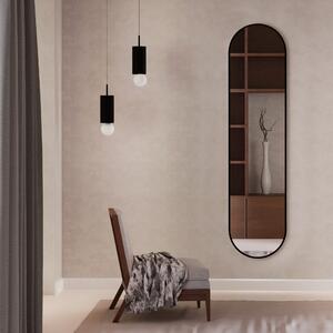 Baltica Design Tiny Border Pastille specchio 50x100 cm ovale nero 5904107924366