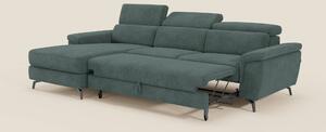 Estro Divano estraibile con chaise-longue e poggiatesta reclinabili in
