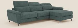 Estro Divano estraibile con chaise-longue e poggiatesta reclinabili in