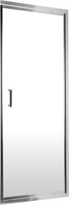 Deante Jasmin Plus porta doccia 90 cm a battente cromo lucida/vetro trasparente KTJ011D