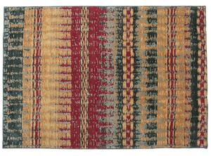 Tappeto in tessuto a pelo corto multicolore 160 x 230 cm stile moderno contemporaneo Beliani