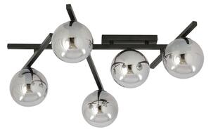 Lampadario Emibig 5xE14 40W SMART 5 NERO/GRAFITE 1104/5