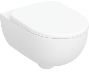Geberit Selnova Premium vaso wc con copriwater a discesa lenta sospeso senza brida bianco lucida 502.793.00.1