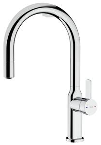 Teka Oval rubinetto da cucina verticale cromo 116020011