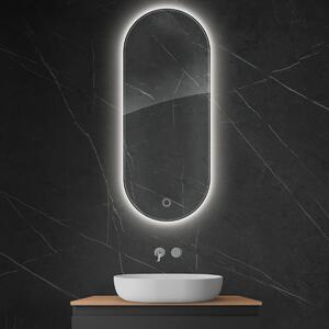 Oltens Nordlis specchio 50x120 cm ovale con illuminazione con tappetino riscaldante 64114000